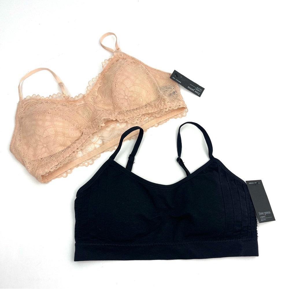 Lot of 2 Nordstrom Free Press Lingerie Padded Bras